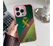 Epc Spanish Guard Civil Emblem Phone Case IMD Phone Case For IPhone 16 15 14 13 12 11 Pro Max Plus Color Silver Cover