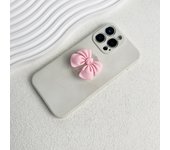 Cute Colorful Bowknot Phone Grip Expandable Desktop Stand Macaron Resin Butterfly Knot Foldable Holder Mobile Accessory