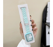 Watch strap+Case+glass For apple watch band 44mm 40mm 38/42mm Candy bracelet iwatch ultra2 49mm serie 9 8 7 6 5 4 3 Se 41mm/45mm