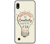 Tumundosmartphone Funda Gel Tpu para Samsung Galaxy A10 diseño Creativity Dibujos