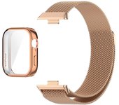 Metal Strap For Huawei Watch Fit 3 4 Band With TPU Case Screen Protector Milanese Magnetic Loop Watchband Fit 4 Pro Bracelet