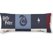 BL BELUM   Funda almohada Harry Potter, Funda de almohada 100% algodón modelo Hogwarts Cuadros Azul de 80X80 cm.