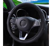 1 stereo embossed massage hand type leather automotive supplies without inner ring steering wheel cover fits 14.5-15 inches