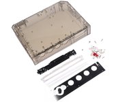Black For Full Case Cover Housing Shell With Buttons For Wii Transparent Housing Shell Case For Wii Game Console