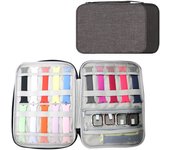 Watch Band Organizer - Watch Straps Holder Carrying Case Storage Bag Travel Pouch for Women Men Most Sizes of Watch Bands
