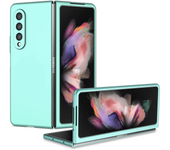 Fashion Solid Color Armor Protect Phone Case for Samsung Galaxy Z Fold 6 5 4 3 2 1 Flip 6 5 4 3 2 1 TPU PC Shockproof soft Cover