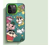 Crayons Shinchans Phone Case for Apple iPhone 15 XR X 14 Plus 13 Pro Max XS Max 7 8 Plus 11 Pro 12 Mini Clear Cover