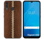 Funda Silicona para Gigaset GS3 diseño Cuero 01 Dibujos