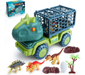 Dinosaur Truck Toys for Kids, Triceratops Car Toy Large Activity Play Mat, Dinosaur Eggs, Dinosaur Play Set for Boys and Girls