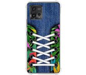 Funda Silicona Antigolpes para Motorola Moto G72 4G diseño Zapatillas 13 Dibujos