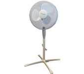 Ventilador Clivex Eco Pie V2 3 Velocidades 40cm (45W) 75-80º de Giro o fijo, 1.5m de altura