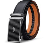 Designer Mens Belt Leather Fashion Ratchet Automatic Buckle Belts with Gift Box, Gift for Men