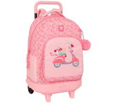 Mochila Grande con Ruedas Reciclada Moos "Passion" 33X45X22Cm (Safta 612518918)
