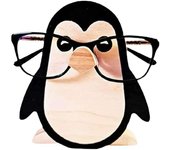 Soporte de madera para anteojos con forma de animal, soporte creativo para anteojos, lindo soporte para anteojos para escritorio, soportes de madera con forma de animal, exhibición de anteojos de sol tallada en madera para escritorio de oficina en ca