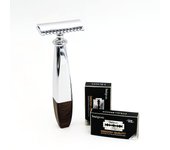 New Classic Double Edge Safety Razor for Men & Women, Metal Razor  And  10pcs Double Edge Safety Razor Blades