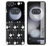 Tumundosmartphone Funda Carcasa Dura para Samsung Galaxy Z Flip 6 5G diseño Perros 07 Dibujos