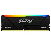 Memoria RAM Kingston FURY Beast RGB 32GB/ DDR4/ 3200MHz/ 1.35V/ CL16/ DIMM