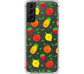 Tumundosmartphone Funda Silicona Antigolpes para Samsung Galaxy S21+ Plus 5G diseño Frutas 01 Dibujos