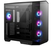 CAJA MSI MAG PANO 100R PZ,3x2.5"+2x2.5"/3.5”,3x120+1x120MM (ARGB),2xUSB3.2+1USB3.2 TYPE C+AUDIO+MICRO,MID TOWER,NEGRA