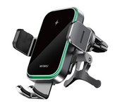 WIWU CH313 Soporte para rejilla coche Móvil smartphone Carga inlámbrica 15W Giratorio 360º ⋆ Envío desde España ⋆ Producto práctico y funcional ⋆ Buen rendimiento ⋆ Diseño moderno y compacto
