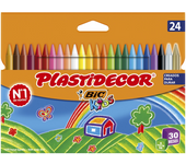 LILI HOME Ceras Bic Plastidecor  36 ceras de colores BIC Kids Plastidecor es la herramienta perfecta para que los niños aprendan a colorear y dibujar jugando, a partir de los 30 meses. Esta atractiva paleta de 12 colores incluye tonos vivos y metálicos qu