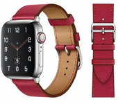 Leather Watch band for Apple Watch Straps 46mm 44mm 41mm 45mm 38-42mm 40mm 49mm bracelet iWatch series 10-Ultra 9-8-7-SE-6-5-4-3
