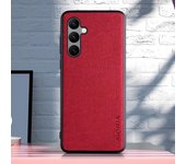 Luxury Textile Leather Case for Samsung Galaxy A55 A35 A25 A15 5G Soft Hard Phone Cover Precise camera hole position Solid color