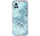 Funda Silicona Antigolpes para Vivo V21 5G diseño Flores 03 Dibujos