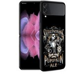Jack Skellington Before Christmas PC Phone Case for Samsung Galaxy Z Flip4 Flip3 Flip Hard Dark Cover