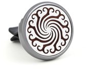 1pc Refillable Car Air Freshener Perfume Diffuser Clip, Auto Air Vent Car Interior Car Aromatherapy Diffuser With 10pcs Pads
