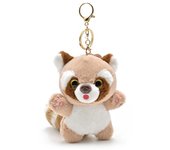 Cute Plush Toy Keychain Cute Doll Pendant Cute Raccoon Toy Plush Material Raccoon Keychain for Bags and Keychain Decoration Gift