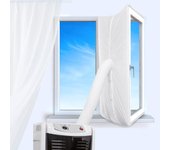 SOMY Tela sellada de 300 cm para puerta y ventana de aire acondicionado Tela para calafatear kit de aire acondicionado móvil puertas y ventanas Aislamiento fresco Instalación sencilla y práctica (ventanas 300x35 CM) Accesorio de aire acondicionado móvil