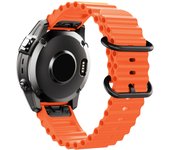 Correa de Silicona para Garmin Fenix 8 - 47mm / Fenix 7 / Fenix 6 / Forerunner 935 / Approach S60, Pulsera Ocean Conectores Quickfit 22mm