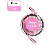 Retractable PD 100W Cable USB Type C to Type C Fast Charging USB C to USB C Cable for iphone 15 Huawei Tablet Laptop