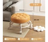 Pulley, Low Stool, Universal Wheel, Small Stool, Seat with Wheels, CHILDREN'S Multi-functional Shoe Changing Stool, round Stool