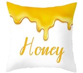 Festival de La Abeja Girasol Serie Funda De Almohada decorativa Funda de cojo * @ Bugu