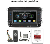 7" 2 Din HD Car Media Video RDS Airplay Car Radio Wireless CarPlay Android Auto Stereo Audio For VW/Seat/Skoda/Passat/Golf/Polo
