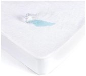 Protector Colchon Algodón Impermeable,Transpirable, Hipoalergénico, ajustable, Antiácaros y Antibacteriano - Blanco - Funda Colchon PARA CAMA 90-105-135-150 x190/200 cm