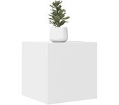 Mueble para TV de pared blanco 30,5x30x30 cm