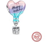 2024 New 925 Silver Tricolor Butterfly Balloons Dachshund Dog Beads Fit Original Pandora Charms Bracelet Jewelry Gift to Women