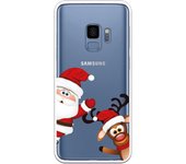 Carcasa para Samsung Galaxy S9 - Santa Claus Asomado