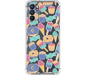 Funda Silicona Antigolpes para Oppo Reno 6 5G diseño Dulces 02 Dibujos