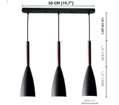 Modern Creative Macaron Chandeliers Single Three Head Dining Pendant Lamp Wrought Iron Lamp Shade