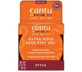 CANTU SHEA BUTTER EDGE STAY GEL 64gr. 2.25oz. long-lasting , flake-free hold