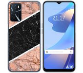 Funda Silicona para Oppo A16 / A16s diseño Mármol 07 Dibujos