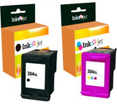Cartuchos de Tinta HP 304XL Compatibles Negro y Tricolor de Alta Calidad