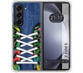 Funda Silicona Antigolpes para Samsung Galaxy Z Fold 5 5G diseño Zapatillas 13 Dibujos
