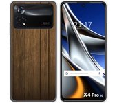 Funda Silicona para Xiaomi POCO X4 Pro 5G diseño Madera Dibujos