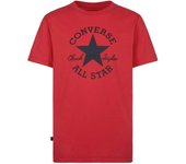 Camisetas M/C marca Converse modelo 9CF394-F97 para junior en color rojo negro