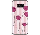 Tumundosmartphone Funda Gel Tpu para Samsung Galaxy S8 Diseño Flores Vintage Dibujos